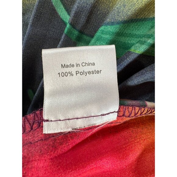 Vibrant Mini Pleats Top With V-Neck & Short Sleeves - Picture 3 of 16